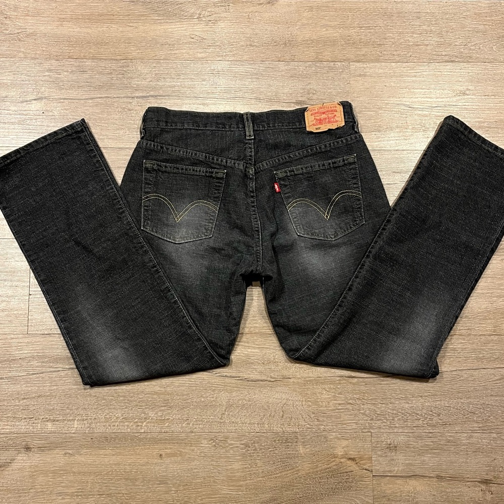 Levi's Women's Nouveau Straight Stretch 505 Low Rise Jeans Size 10S